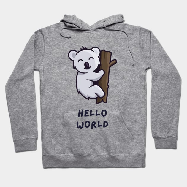 Hello World Newborn Birth Announcement Hoodie by Sruthi